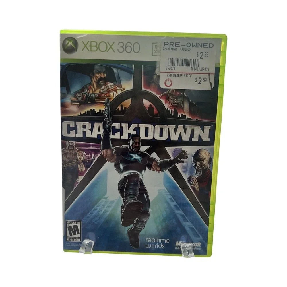 Crackdown Xbox 360 Original Microsoft Action Adventure Game Physical‎ Disc